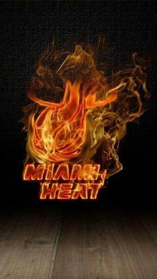 Miami Heat iPhone Wallpaper