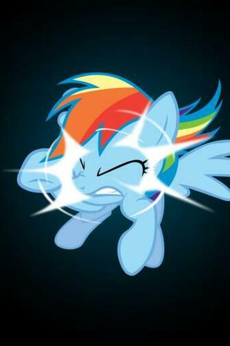 Rainbow Dash Screen Crash Ipod iPhone Wallpaper By Alphamuppet On