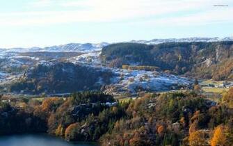 Autumn Early Winter Lake Fondos De Pantalla Late