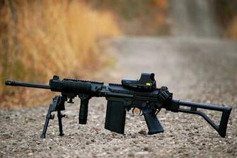 Guns White Background Beautiful Pistol Repeater Rifle Gun