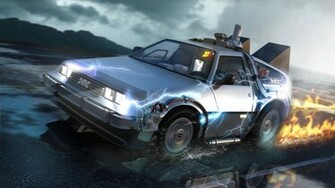Delorean Back To The Future Wallpaper