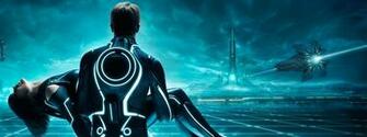 Tron Legacy Tripple Monitor Wallpaper HD