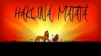 Hakuna Matata Wallpaper HD