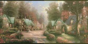 Thomas Kinkade Wallpaper Borders Village