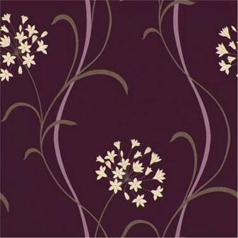 Wallpaper Purple Cream Beige Arthouse From I Love Uk
