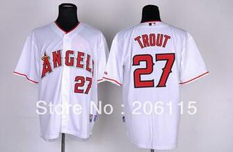 Mike Trout Baseball Jersey Image