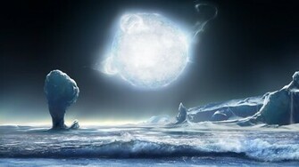 Alien Ice Planet Wallpaper
