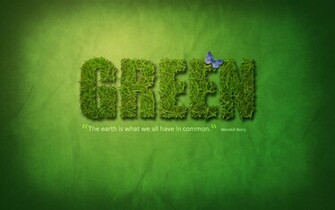 Green Wallpaper Widescreen Nature