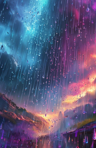 3d Rain Wallpaper