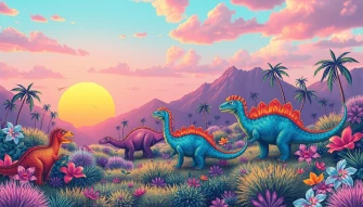 Aesthetic Dinosaurs Wallpaper