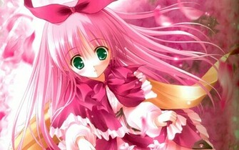 Pink Hair Girl Wallpaper HD
