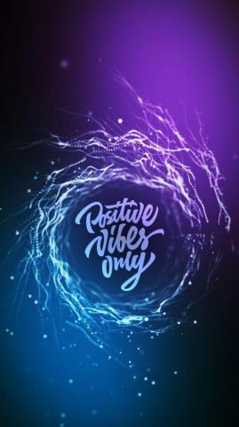 Positive Vibes Only Neon Signs