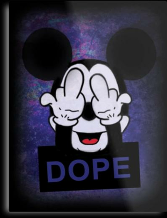 Sc19 Custom Tank Top Womens New Dope Mickey Mouse