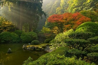The Japanese Garden Wallpaper Wallpaperesque