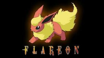 Pokemon Flareon Wallpaper Black