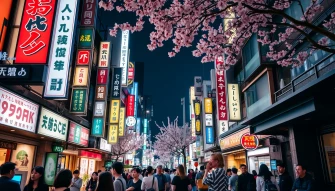 Tokyo Street Scene Wallpaper