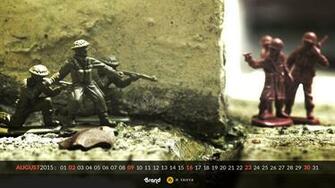 Bie Calendar Wallpaper Of August