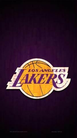Los Angeles Lakers Phone Wallpaper By Michael Tipton
