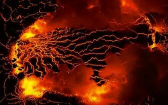 Lava Flow HD Wallpaper Background Image