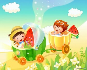 Wallpaper Cartoon Children Games