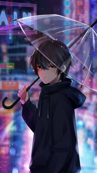 Dark Anime Boy Wallpaper
