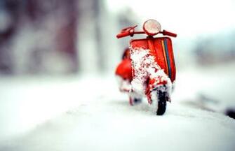 Vespa Scooter Macro HD Wallpaper Colorful