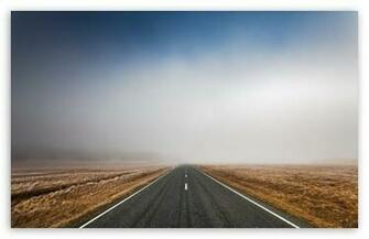 Long Straight Road HD Desktop Wallpaper High Definition Fullscreen