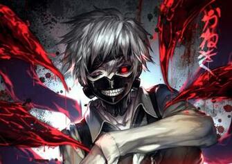 Kaneki Male Mask Red Short Tokyo White