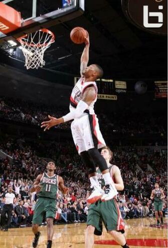 Damian Lillard Dunk Wallpaper Tags