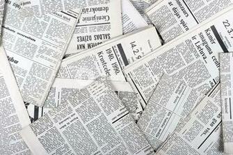 Background Of Old Vintage Newspapers Royalty Stock Image