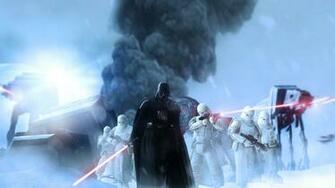 Wars Darth Vader Hoth At Attack Snow Trooper Wallpaper
