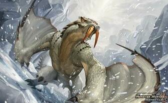 Monster Hunter With Wing Digital Wallpaper