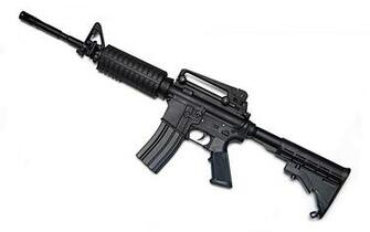M4 Carbine Gun Military White