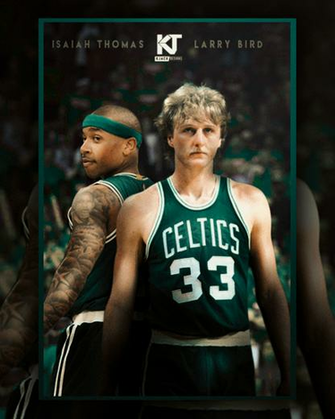 Larry Bird X Isaiah Thomas Wallpaper Kjackdesigns