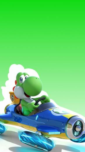 Mariokart Smartphone Wallpaper HD Yoshi By Nitrorex On