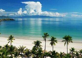 Wall Mural Beach Scene Wallpaper 254x183cm