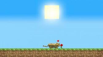 Minecraft Ocelot Wallpaper And Sun In The Background