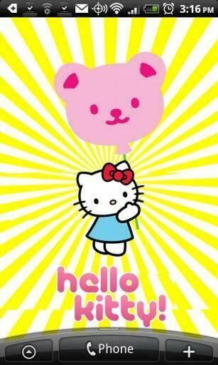 Bigger Hello Kitty Live Wallpaper For Android Screenshot