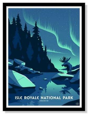 Isle Royale National Park Poster Posters