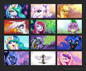 Mlp Fim Portrait Wallpaper By Kp Shadowsquirrel Fan Art