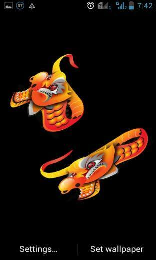 3d Chinese Dragon Cube Live Wallpaper For Your Android