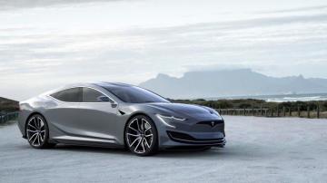 Tesla Model S Wallpaper Top Background