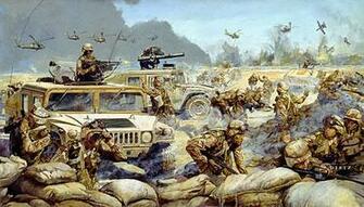 The Lightning Of Desert Storm From Other Conflicts By Artist James