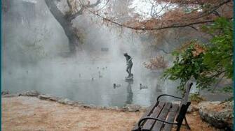 Bench In Misty Fog Wallpaper HD Walls Find