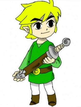 Toon Link Minish Cap By Ricewithwater On