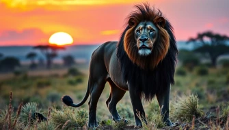 Black Lion HD Wallpaper