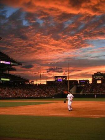 Coors Field Wallpaper Sunset At By