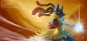 Mega Lucario By Ocaritna For Your Desktop