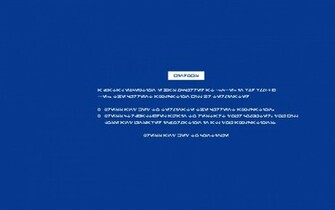 Blue Screen Of Death Wallpaper