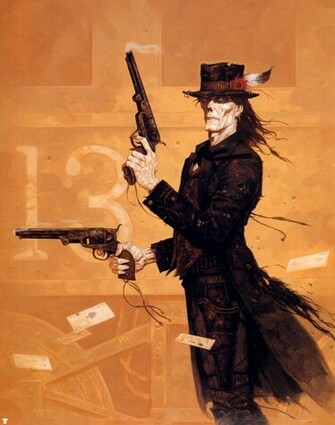 Cowgirl Gunslingers Art Gun